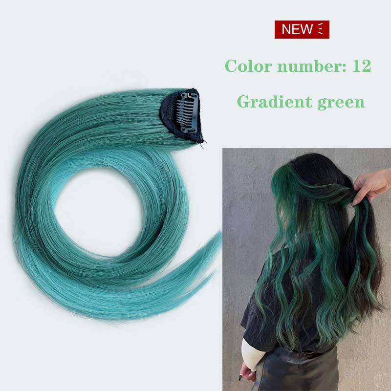 1pc Wig / Rambut Palsu Sambung Model Korea Untuk Wanita