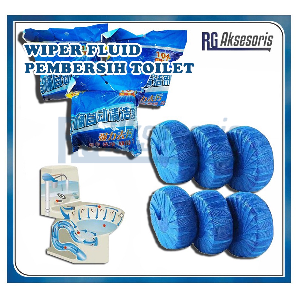 Jual RGAKSESORIS TABLET BIRU Pembersih Dan Penyegar Kloset / Toilet 50g ...