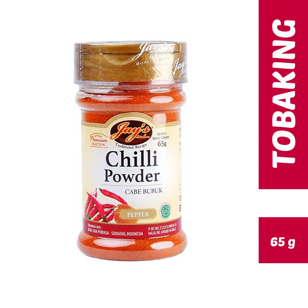 

Jays / Jay's Chilli Powder 65 gr Cabe Bubuk Cabai