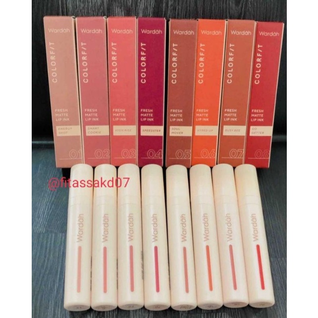 wardah colorfit lip cream