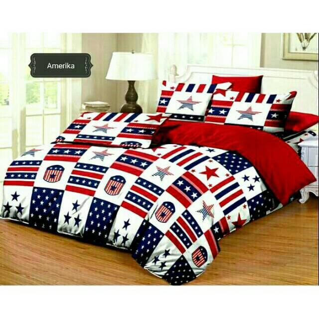Sprei Fata Uk 180x200 Motif Amerika