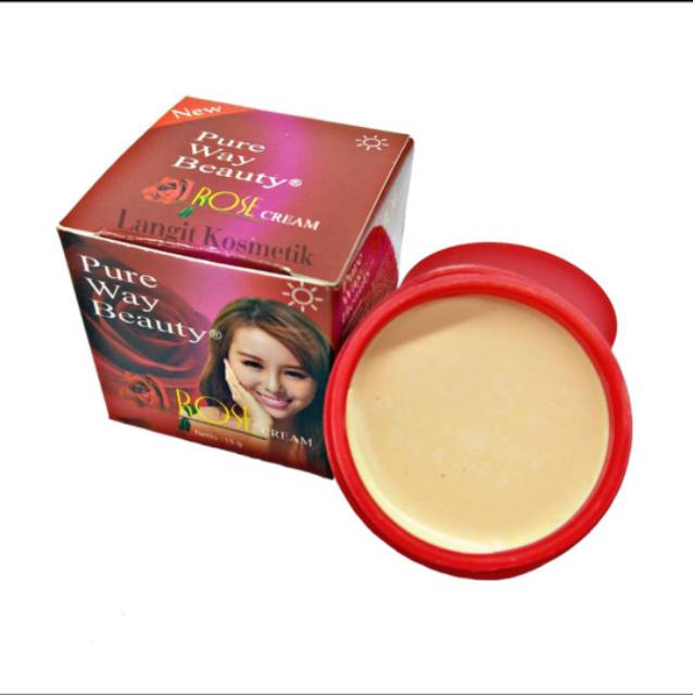 CREAM ROSE PURE WAY BEAUTY 15.GR