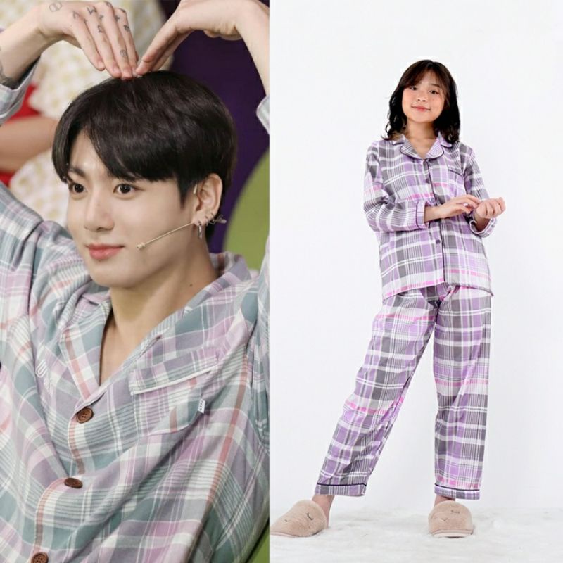 Piyama jumbo BTS jungkook dan motif ld 120
