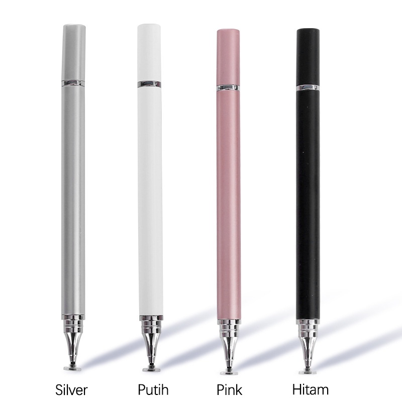 Stylus Pen 2in1 Universal Microfiber Head Touch Drawing Pen