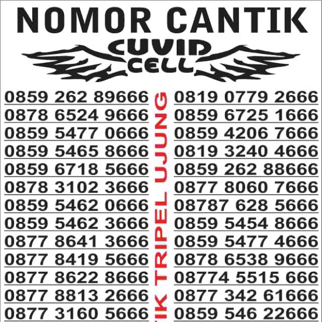 NOMOR CANTIK TRIPEL 666