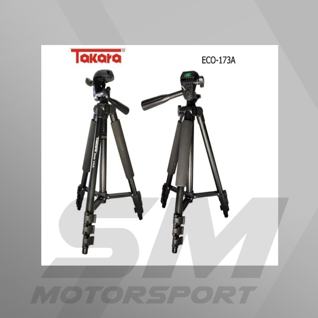 Tripod TAKARA ECO 173a Plus Holder Untuk Camdig, Actioncam dan Hp