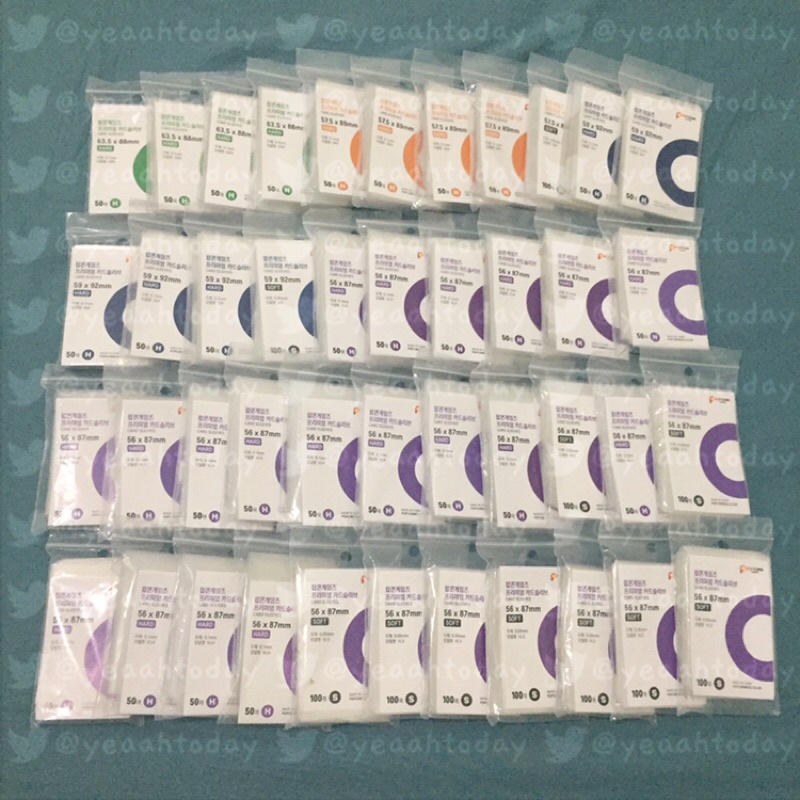 popcorn sleeve soft/hard 56x87mm, 63.5x88mm, 59x92mm,57.5x89mm