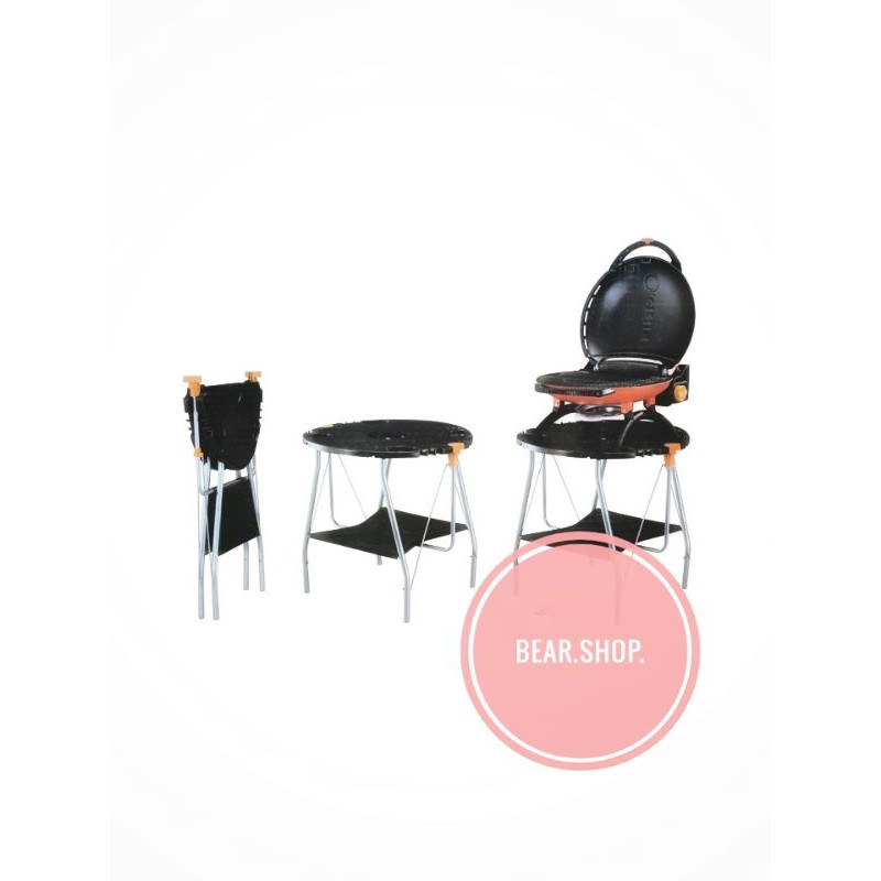 O-Grill Meja Panggangan Lipat - Hitam
