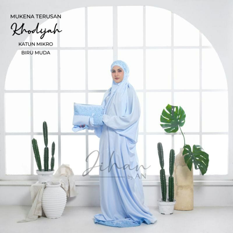 Mukena siti Khadijah Terusan katun bordir Khodijah dewasa pasteleena jumbo dewasa premium terbaru 20