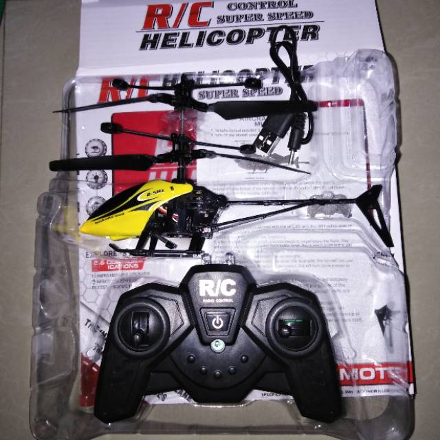 Mainan Remote Control Helikopter Rc Helicopter Super Speed Yellow Shopee Indonesia