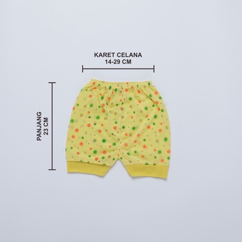 Celana Pendek Bayi NB (1pcs/3pcs/6pcs)