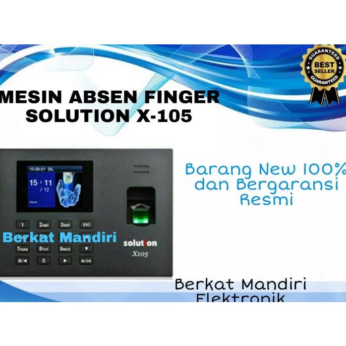 

Mesin Absen Sidik Jari Solution X105