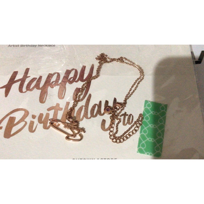 birthday necklace jaehyun (booked pelunasan)