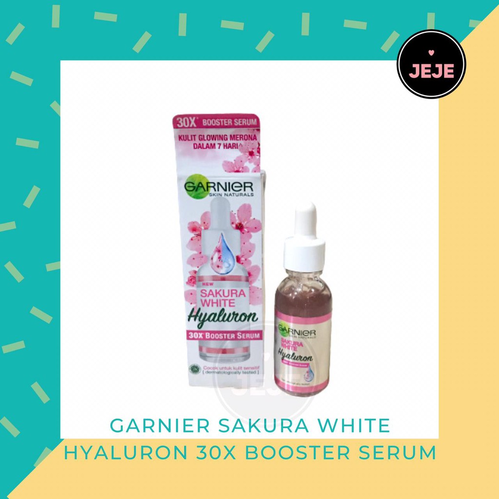 Garnier Sakura White 30x Hyaluron Booster Serum 15ml 30ml