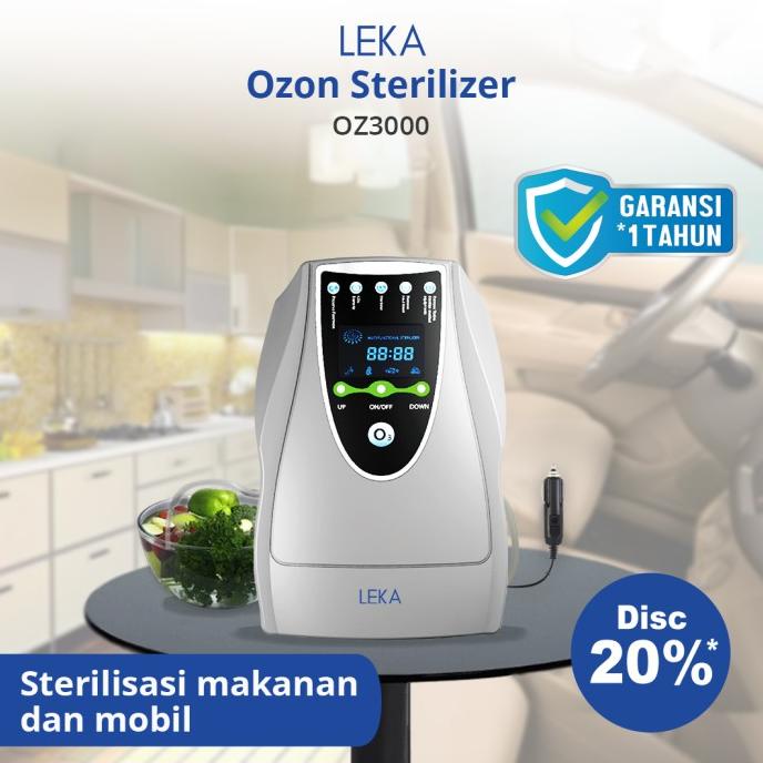 LEKA OZ3000 Food Sterilizer Ozone Fruit Vegetable Wash Cuci Buah Sayur