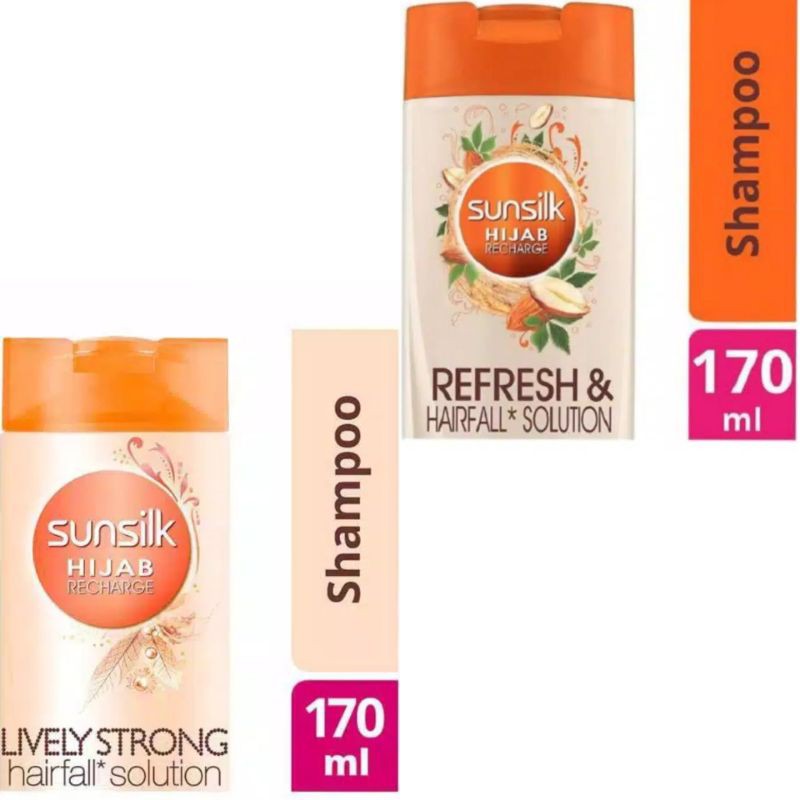 SUNSILK SHAMPOO HIJAB REFRESH &amp; VOLUME 170ML DAN 70ML