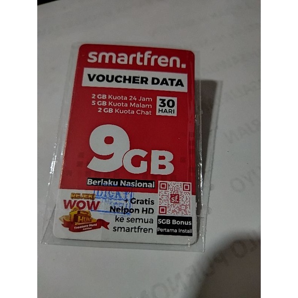 VOUCHER DATA SMARTFREN 9GB