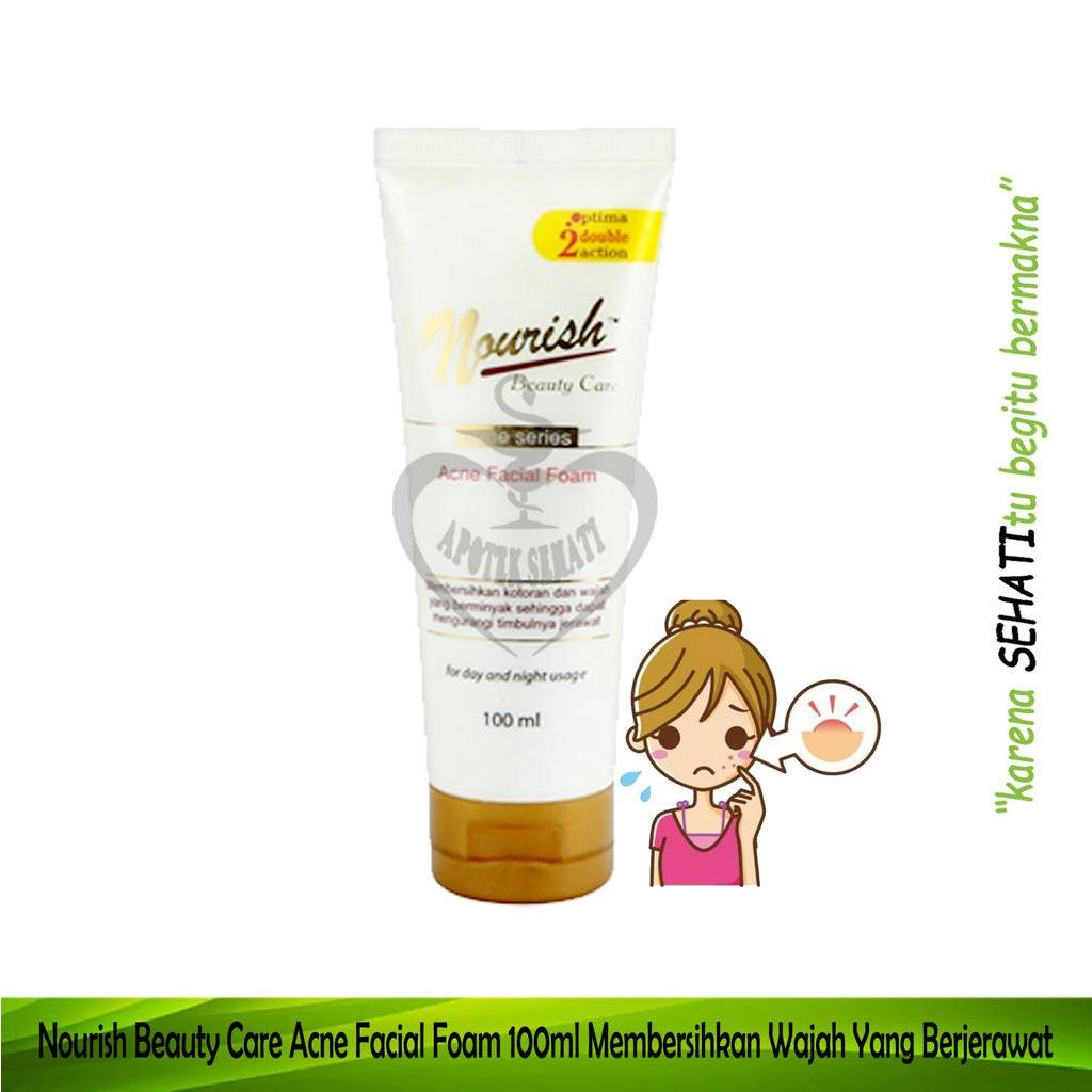 Nourish Beauty Care Acne Facial Foam 100ml Pembersih Jerawat