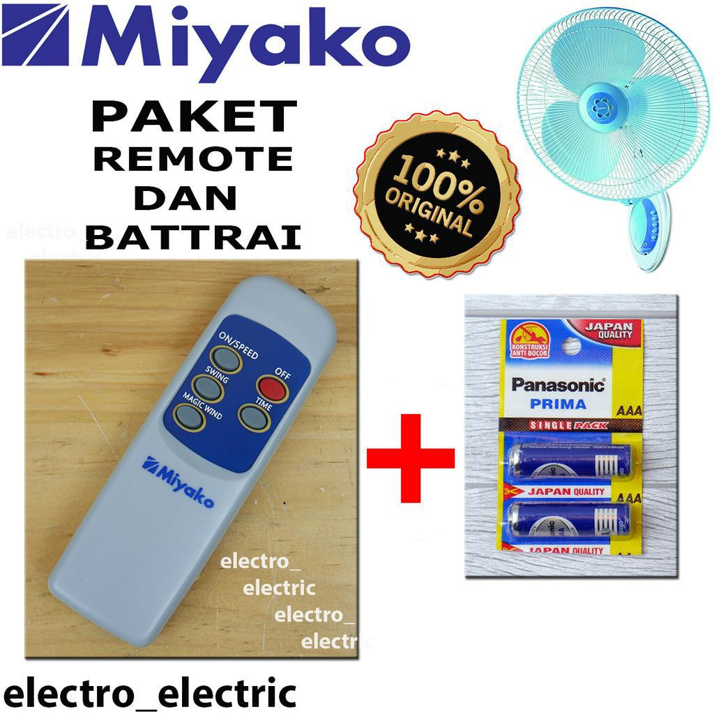 Remote Kipas Angin Miyako TJR 101 dan KAW 1689 RC ORIGINAL