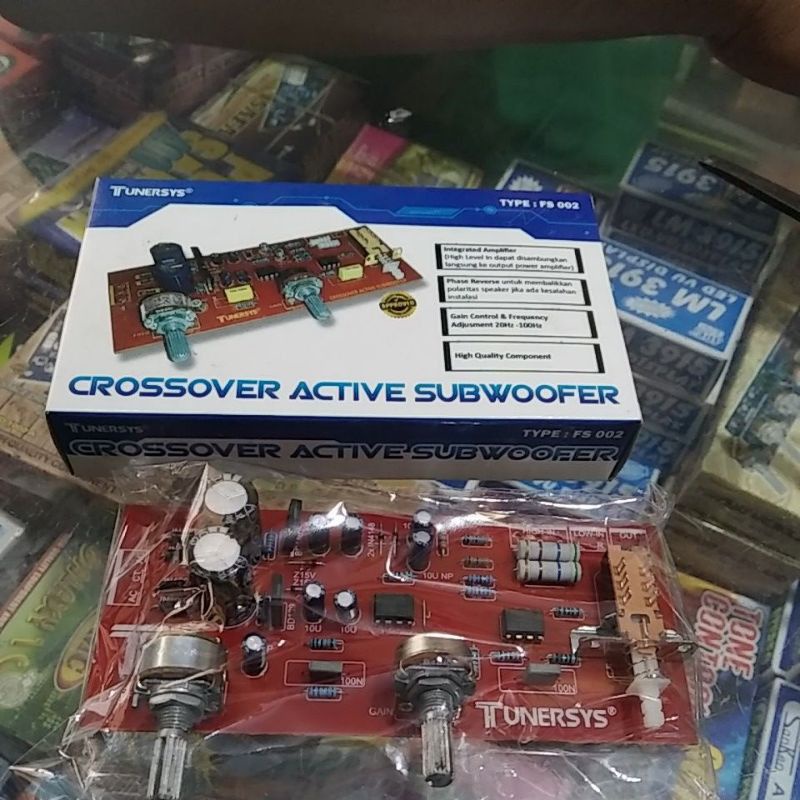 CROSSOVER ACTIVE SUBWOOFER, crossover active subwoofer Tunersys