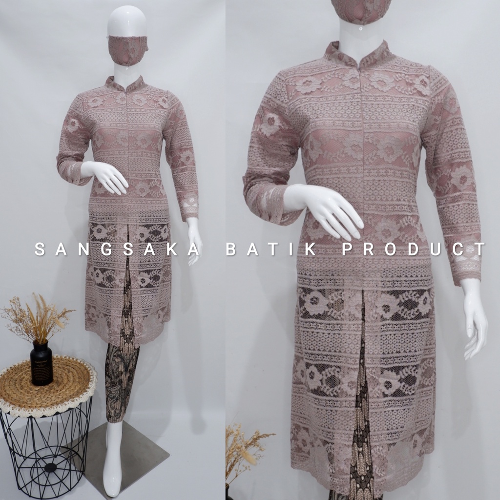 Kebaya Tunik / Tunik Brokat / Kebaya Modern / Kebaya tile / Kebaya Favorite / Batik Couple