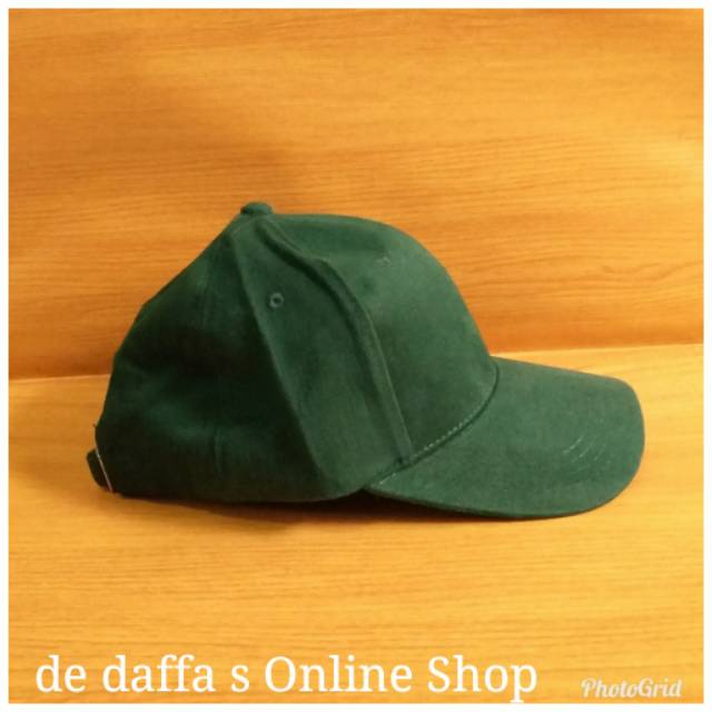 Topi Baseball Warna Hijau Green Polos Dewasa Pria Wanita Casual Sport - Hijau Green