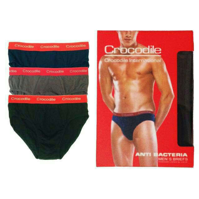 2 Pcs CD Crocodile Orange 522 - 006 Pria Dewasa Merah Oranye | Celana Dalam Laki Laki | Sguna | Underwear