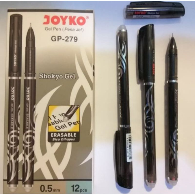 

PULPEN GEL JOYKO BISA DI HAPUS ( 0,5 mm ) ISI 12 PCS PER LUSIN ( HITAM )