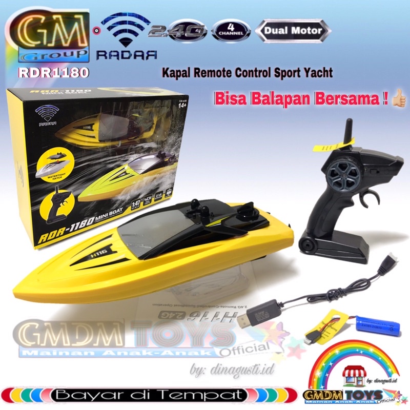 RC Boat Kapal Perahu Remot Kontrol 