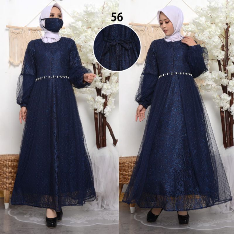 Megaxus88//gamis pesta kd 56