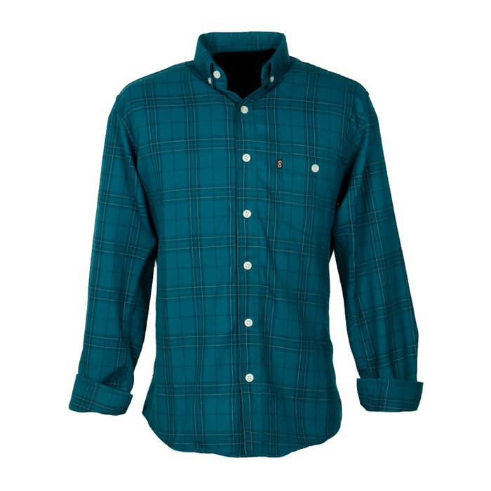 BROODIS KEMEJA FLANEL PRIA MOTIF TERBARU BEST SELLER OFFICIAL STORE - Hijau