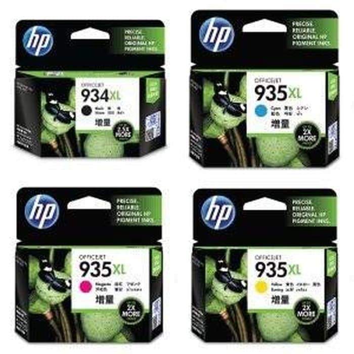 Cartridge HP 934XL Black, 935xl cyan, 935xl magenta ,935xl yellow 1set