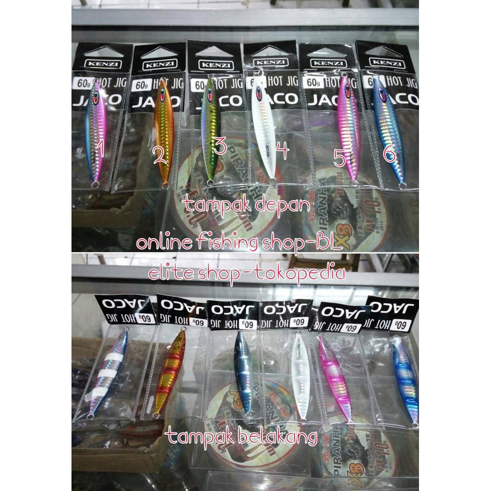 Metal Jig Kenzi Jaco Hot Jig 60G