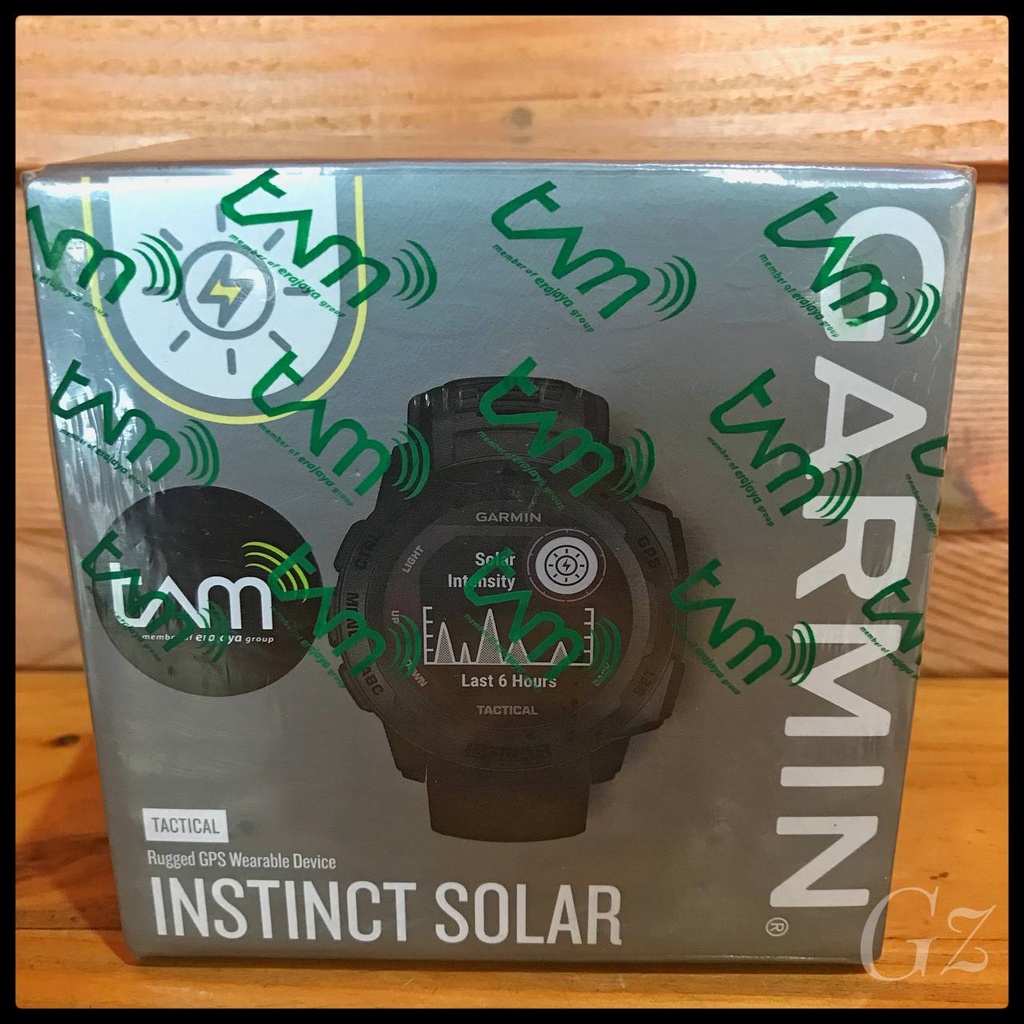 JAM TANGAN GARMIN Instinct Solar Tactical Edition ORIGINAL Garansi Resmi TAM ( BLACK SEA )