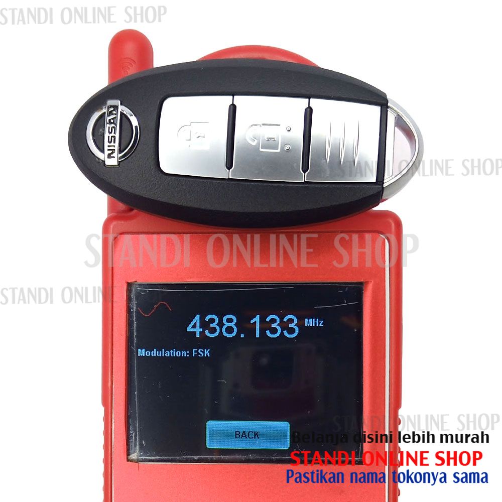 Remote Set Komplit Kunci Smartkey Nissan Juke OEM 433 Mhz