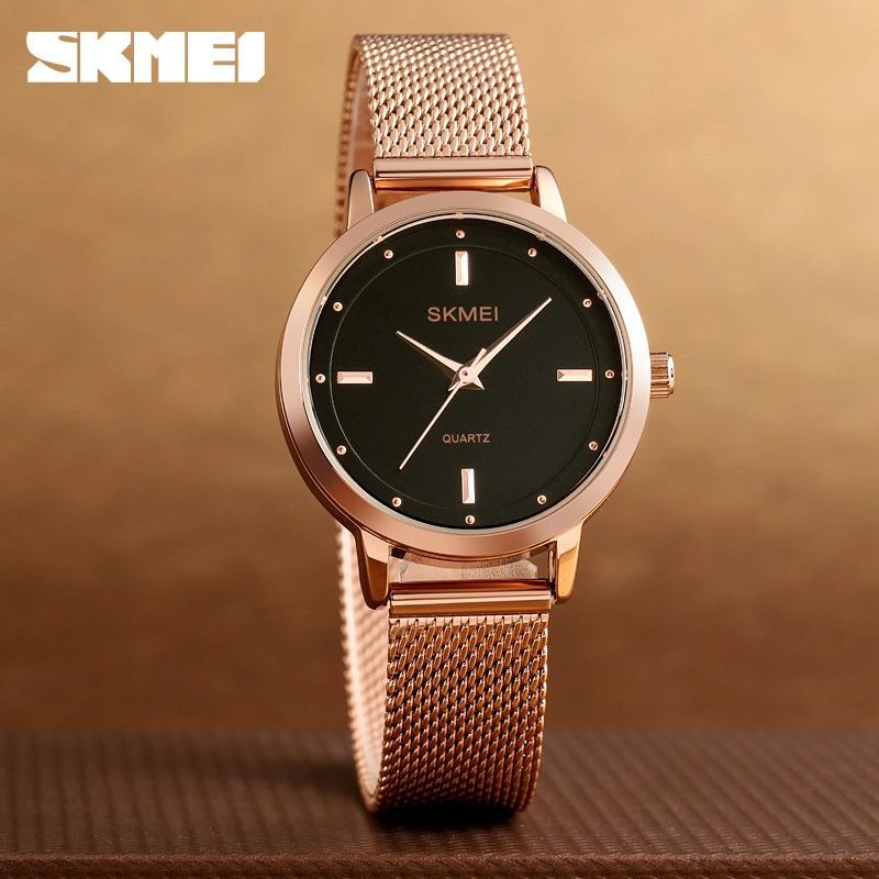 SKMEI 1528 Jam Tangan Wanita Analog Tali Stainless WATCHKITE WKOS