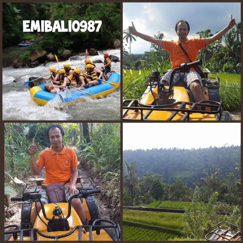 Paket ATV + Rafting Tour di Sungai Ayung Ubud Bali