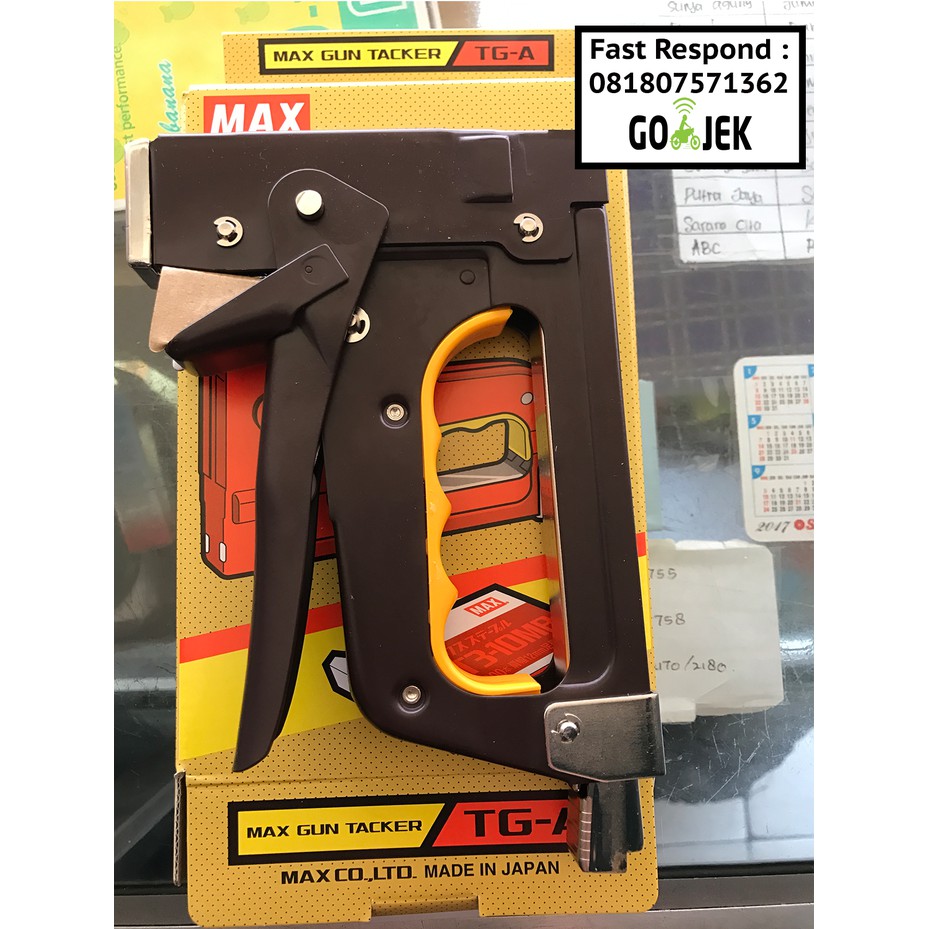 

gun tacker TGA max (JAPAN) stapler tembak