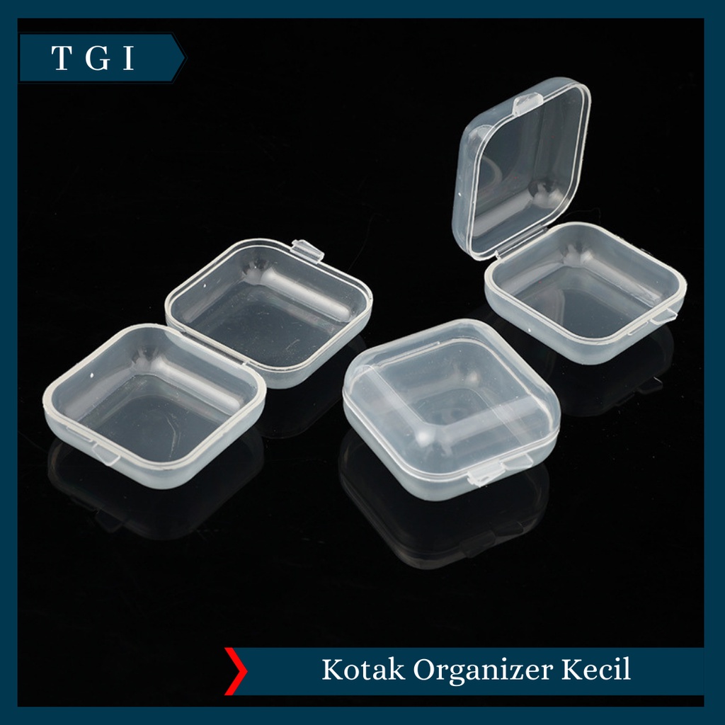 TGI - KOTAK KECIL SIMPAN MEMORY CARD EARPLUG / KOTAK PLASTIK SERBA GUNA / MINI BOX AKSESORIS