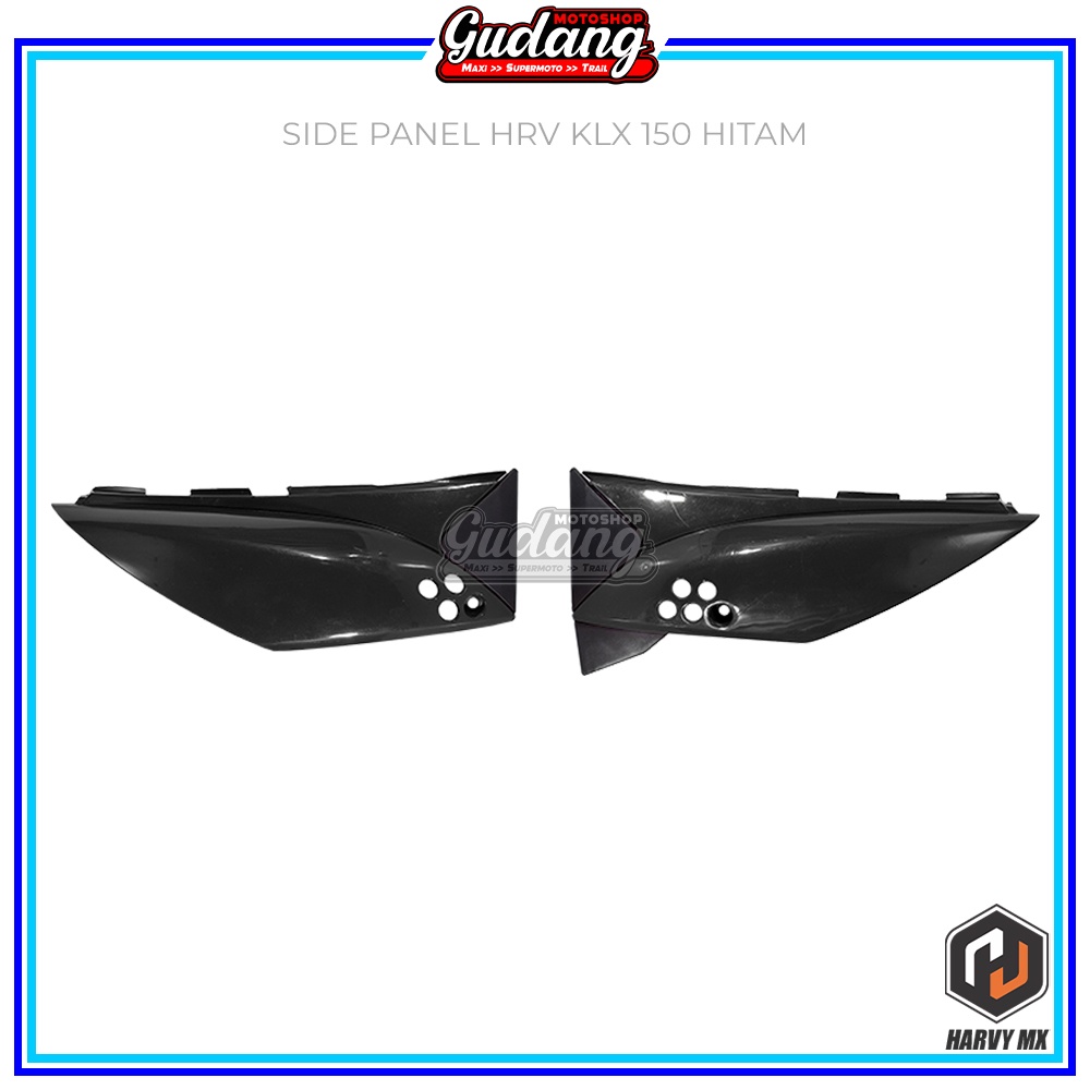 Cover Body KLX Side Panel Tutup Body Samping Belakang HRV KLX 150 S 2012 Hitam Hijau Orange Putih Merah Biru