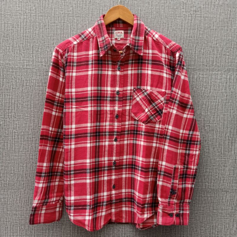 EDWIN KEMEJA PLAID FLANNEL