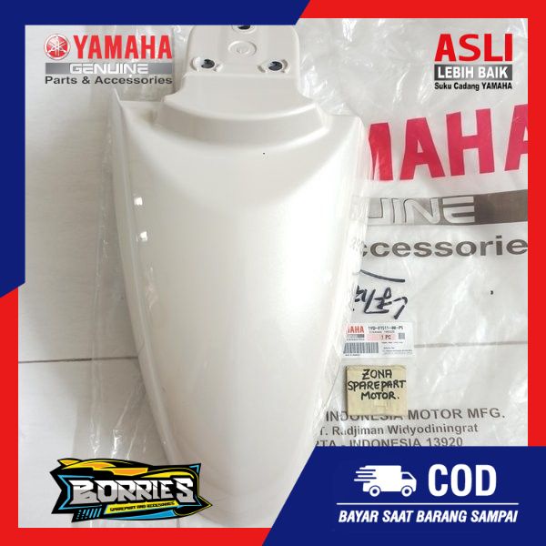 Spakbor Fender Front Slebor Depan Putih Mutiara FINO Fi 125 Yamaha Asli 1FD-F1511-00-P5