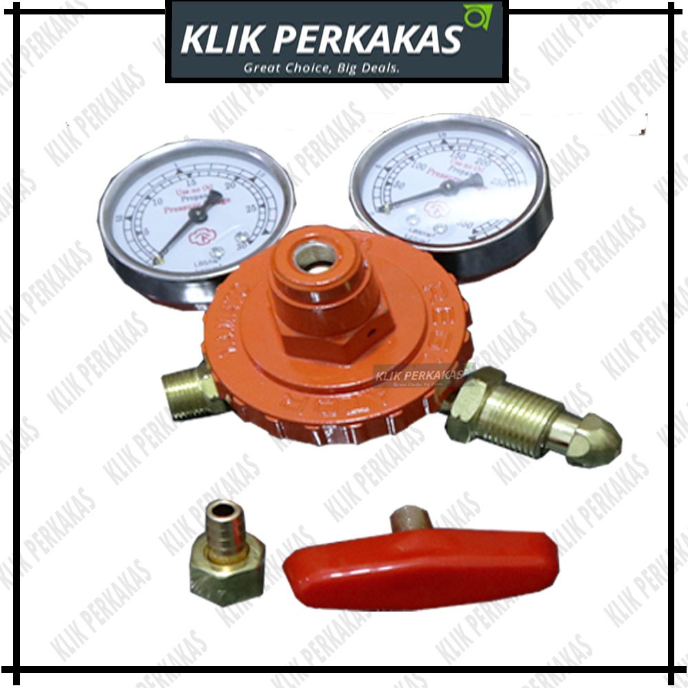 REGULATOR LPG YAMATO YR 76 - LPG GAS WELDING REGULATOR YR76 - REGULATOR ELPIJI - REGULATOR LAS