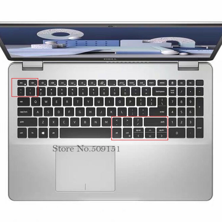 Skin Cover Keyboard Untuk Dell Vostro 15-7590 15-7500 Inspiron 17-7791 17-7706