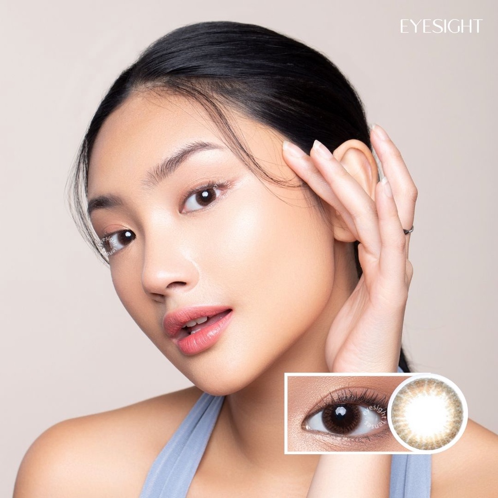 EYESIGHT LENSES Softlens Kitty Kawaii Mini Someday Brown (2pcs/sepasang)
