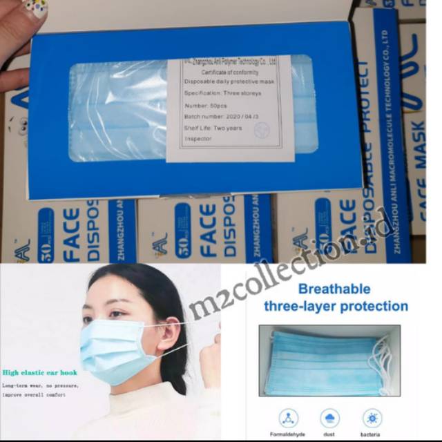 Masker Anti Polusi Facemask setara sensi UK dewasa