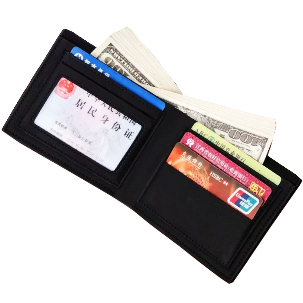 11.11 Shopee Super BIG SALE!! Dompet Pria Hitam Polos Logo Apa Saja Model Dompet Pendek CB300 (mohon Baca Deskripsi) Agar tidak ada dusta diantara kita