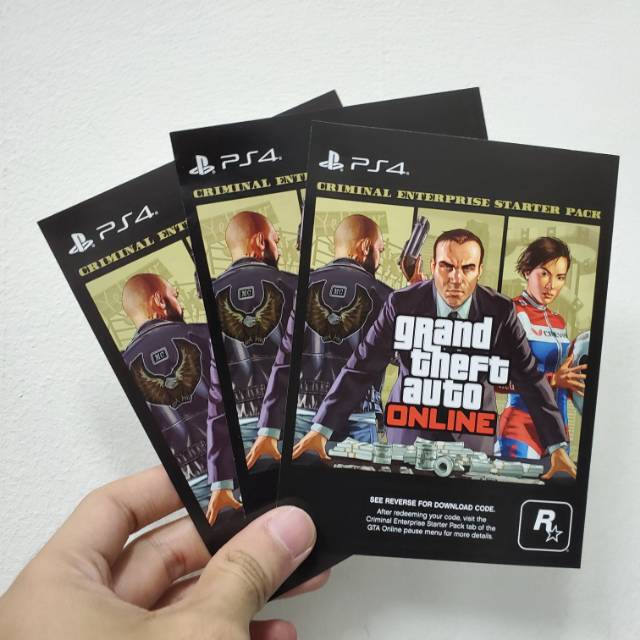 Ps4 Dlc Game Gta V 5 Reg 3 Asia Criminal Enterprise Starter Pack Shopee Indonesia