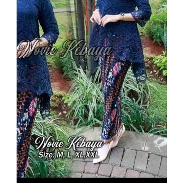 ► KEBAYA BRUKAT HITAM / KEBAYA HITAM / KEBAYA MODERN / banu wisuda ✥