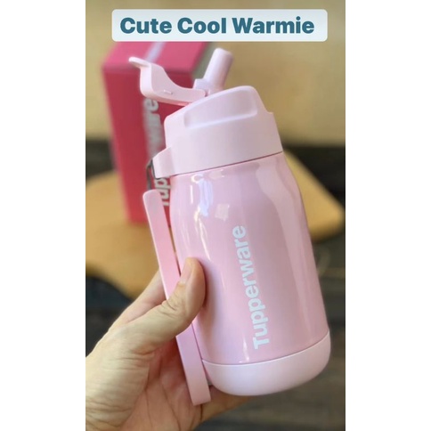 Cute Cool Warmie/Cute warmie Tupperware/Cute bottle Tupperware/termos tupperware/mini eco bottle/Tupperware pink/Tupperware Malaysia